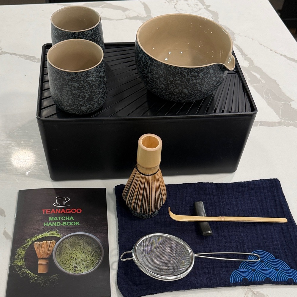Matcha Tea Ceremony Set with Matcha Whisk and Accessories